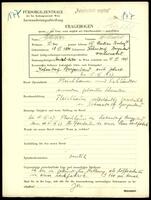Applicant: Hacker, Wilhelm; born 18.12.1890 in Kobersdorf (Austria); married.