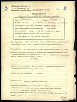 Applicant: Liberall, Leon; born 5.5.1904 in Rzeszow (Poland); married.