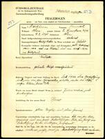 Applicant: Markheim, Heinrich; born 9.2.1898 in Vienna (Austria); married.