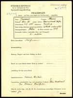 Applicant: Guiwosch, Abusch; born 4.3.1895 in Gorlice; married.