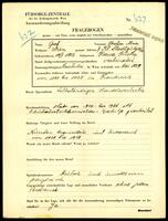 Applicant: Graf, Abraham Meier; born 19.1.1902 in Rawa-ruska; married.