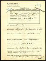 Applicant: Bonhard, Kissiel; born 30.9.1898 in Brody (Lʹvivsʹka oblastʹ, Ukraine); single.