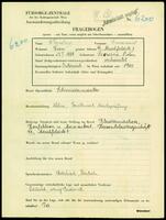 Applicant: Weinberg, Emanuel; born 23.1.1888 in Szczecin (Poland); married.