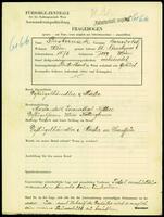 Applicant: Pasternak, Benedikt; born 15.6.1889 in Vienna (Austria); married.