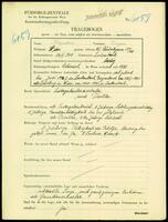 Applicant: Kopstein, Eugen; born 16.5.1911 in Lackenbach (Austria); single.