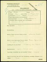 Applicant: Schikler, Leiser; born 21.9.1891 in Komaresti (Ukraine); married.