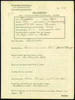 Applicant: Feingold, Majer; born 31.12.1908 in Kanczuga; single.