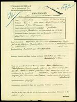 Applicant: Steinberg, Wilhelm Wolfgang; born 2.6.1888 in Berlin (Germany); divorced.