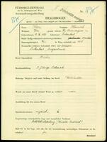 Applicant: Kern, Heinrich; born 12.12.1880 in Lackenbach (Austria); widowed.