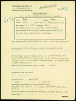 Applicant: Toch, Oskar; born 5.1.1898 in Vienna (Austria); married.
