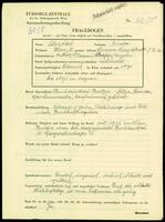 Applicant: Autal, Isidor; born 24.3.1872 in Baja (Hungary); married.