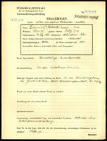 Applicant: Leibowitz, Max; born 22.8.1888 in Wola Sękowa (Poland); married.