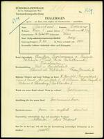 Applicant: Auerbach, Eduard; born 26.9.1910 in Vienna (Austria); single.