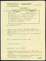 Applicant: Limon, Schoel; born 24.6.1870 in Odesa (Ukraine); married.