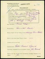 Applicant: Weisz, Samuel; born 19.12.1875 in Trnava (Slovakia); married.