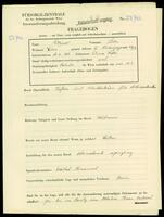 Applicant: Rosner, Leon; born 13.11.1904 in Vatra Dornei (Romania); married.