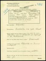 Applicant: Schindler, Herrmann; born 1908 in Basel, Schweiz; married.