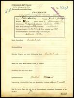 Applicant: Glasbauer, Jechil Gerschau; born 14.9.1879 in Kolomea (Poland); married.