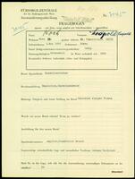 Applicant: Kort, Leopold; born 1.5.1908 in Rabka; single.