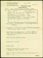 Applicant: Kohl, Salomon; born 31.7.1911 in Vienna (Austria); single.