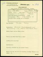 Applicant: Kerker, Jochim Jakob; born 30.11.1913 in Kolomea (Ukraine); single.