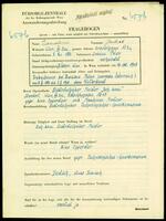 Applicant: Zauderer, Jakob; born 8.11.1884 in Sokolow (Poland); married.