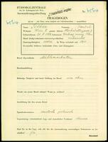 Applicant: Silber, Baruch; born 27.2.1889 in Nyz︠h︡niĭ Verbiz︠h︡ (Ukraine); married.