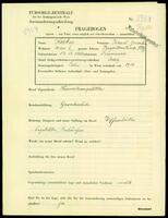 Applicant: Kerker, Gerschon; born 14.6.1903 in Szeparowce (Ukraine); single.