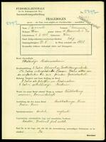 Applicant: Pacink, Emma; born 4.10.1908 in Vienna (Austria); single.