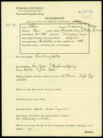 Applicant: Stern, Ludwig; born 26.4.1883 in Zalaegerszeg (Hungary); divorced.