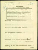 Applicant: Lewitzky, Max; born 7.2.1913 in Vienna (Austria); single.