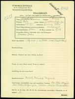 Applicant: Apfelbaum, Jonas; born 2.2.1875 in Bochnia (Poland); married.