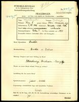 Applicant: Wroctawski, Zacharje; born 4.12.1903 in Zduńska Wola (Poland); married.