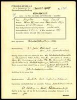 Applicant: Kaplan, Emil; born 22.4.1897 in Vienna (Austria); married.