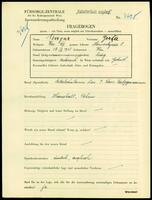 Applicant: Ungar, Gerta; born 18.2.1921 in Vienna (Austria); single.