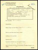 Applicant: Wechsler, Mali; born 15.9.1890 in Tarnopol; single.