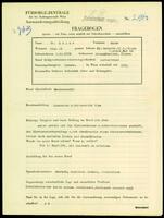 Applicant: Mayer, Oskar; born 2.12.1889 in Gross-kanizsa (Hungary); married.