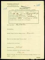 Applicant: Grossmann, Philipp; born 4.10.1896 in Vienna (Austria); divorced.