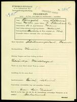 Applicant: Feingold, Schloma; born 18.9.1891 in Vyz︠h︡nyt︠s︡i︠a︡ (Ukraine); married.