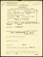 Applicant: Plisner, Rachmiel (Richard); born 27.6.1902 in Zborów; no status registered.