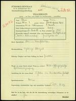 Applicant: Steiner, Erwin; born 20.2.1914 in Berlin (Germany); single.