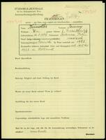 Applicant: Künstler, Jenny; born 16.8.1886 in Kolomea (Poland); widowed.