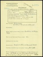 Applicant: Horowitz, Moise; born 25.2.1894 in Galati, Covurlui (Romania); single.