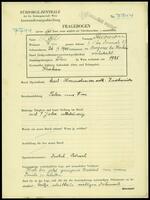 Applicant: Zell, Salomon; born 26.9.1905 in Podgorze (Krakow, Poland); married.