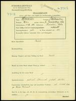 Applicant: Drexler, Salomon; born 17.12.1892 in Sasów (Ukraine); married.
