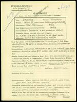 Applicant: Brichta, Friedrich; born 1.5.1910 in Vienna (Austria); single.