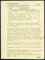 Applicant: Kohn, Blanka; born 12.12.1914 in Vienna (Austria); single.