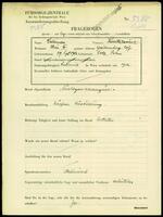 Applicant: Kantorowicz, Salomon; born 29.9.1912 in Lodz (Poland); married.