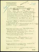 Applicant: Rosenberg, Fritz; born 15.1.1893 in Storozinetz, Bukowina; married.