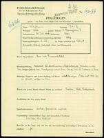 Applicant: Safran, Fritz; born 30.7.1909 in Vienna (Austria); single.